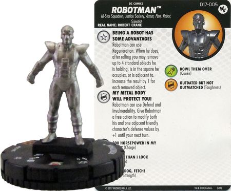 Robotman D17 005 Wizkids Promo DC Heroclix Heroclix WizKids Promos Robotman D17 005 Wizkids Promo DC Heroclix Heroclix WizKids Promos