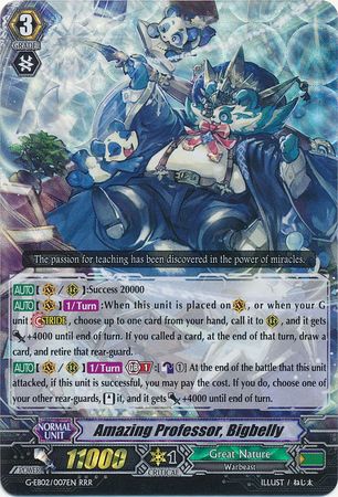 Amazing Professor Bigbelly G EB02 007EN Triple Rare RRR Amazing Professor Bigbelly G EB02 007EN Triple Rare RRR