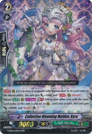 Collective Blooming Maiden Kera G EB02 010EN Triple Rare RRR G Extra Booster 2 The Awakening Zoo Singles Collective Blooming Maiden Kera G EB02 010EN Triple Rare RRR G Extra Booster 2 The Awakening Zoo Singles