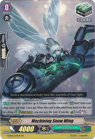 Machining Snow Wing G EB02 014EN Double Rare RR G Extra Booster 2 The Awakening Zoo Singles Machining Snow Wing G EB02 014EN Double Rare RR G Extra Booster 2 The Awakening Zoo Singles