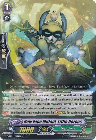 New Face Mutant Little Dorcas G EB02 027EN Rare R G Extra Booster 2 The Awakening Zoo Singles New Face Mutant Little Dorcas G EB02 027EN Rare R G Extra Booster 2 The Awakening Zoo Singles