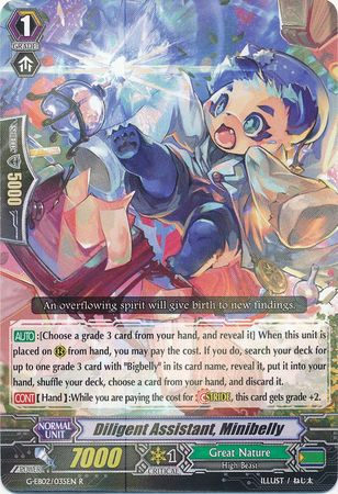 Diligent Assistant Minibelly G EB02 035EN Rare R G Extra Booster 2 The Awakening Zoo Singles Diligent Assistant Minibelly G EB02 035EN Rare R G Extra Booster 2 The Awakening Zoo Singles