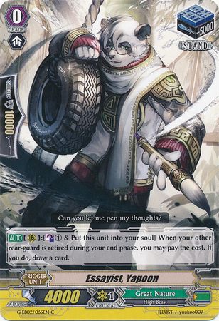 Essayist Yapoon G EB02 065EN Common C G Extra Booster 2 The Awakening Zoo Singles Essayist Yapoon G EB02 065EN Common C G Extra Booster 2 The Awakening Zoo Singles
