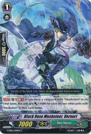 Black Rose Musketeer Verneri G EB02 069EN Common C Black Rose Musketeer Verneri G EB02 069EN Common C