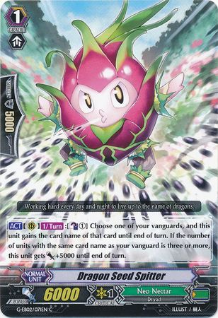 Dragon Seed Spitter G EB02 071EN Common C G Extra Booster 2 The Awakening Zoo Singles Dragon Seed Spitter G EB02 071EN Common C G Extra Booster 2 The Awakening Zoo Singles