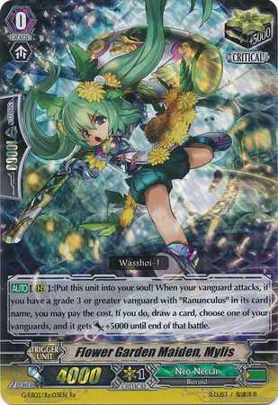 Flower Garden Maiden Mylis G EB02 Re 03EN Triple Rare RRR G Extra Booster 2 The Awakening Zoo Singles Flower Garden Maiden Mylis G EB02 Re 03EN Triple Rare RRR G Extra Booster 2 The Awakening Zoo Singles