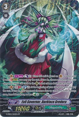 Evil Governor Darkface Gredora G EB02 S02EN Special Parallel SP Evil Governor Darkface Gredora G EB02 S02EN Special Parallel SP