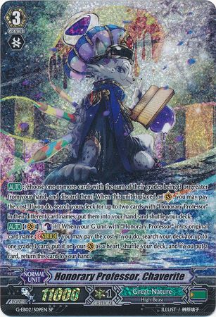 Honorary Professor Chaverite G EB02 S09EN Special Parallel SP G Extra Booster 2 The Awakening Zoo Singles Honorary Professor Chaverite G EB02 S09EN Special Parallel SP G Extra Booster 2 The Awakening Zoo Singles