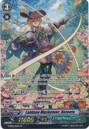Lantana Musketeer Rozeeta G EB02 S11EN Special Parallel SP Lantana Musketeer Rozeeta G EB02 S11EN Special Parallel SP