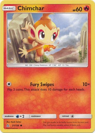Chimchar 21 156 Common Sun Moon Ultra Prism Singles Chimchar 21 156 Common Sun Moon Ultra Prism Singles
