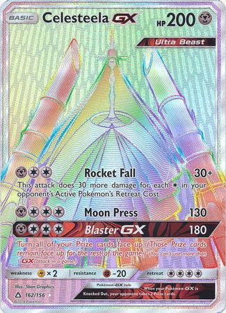 CELESTEELA GX Full Art 144/156 Pokemon Ultra Prism 