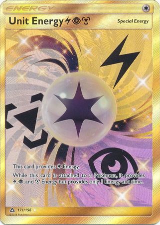 146/131 Unit Energy FDY Secret Rare Pokemon Forbidden Light LP 