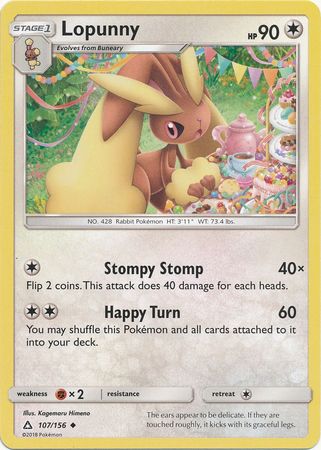 Lopunny 107 156 Uncommon Lopunny 107 156 Uncommon