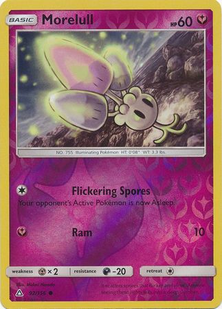 Morelull 92 156 Common Reverse Holo Sun Moon Ultra Prism Reverse Holo Singles Morelull 92 156 Common Reverse Holo Sun Moon Ultra Prism Reverse Holo Singles