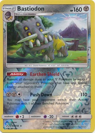 Bastiodon 85 156 Holo Rare Reverse Holo Sun Moon Ultra Prism Reverse Holo Singles Bastiodon 85 156 Holo Rare Reverse Holo Sun Moon Ultra Prism Reverse Holo Singles