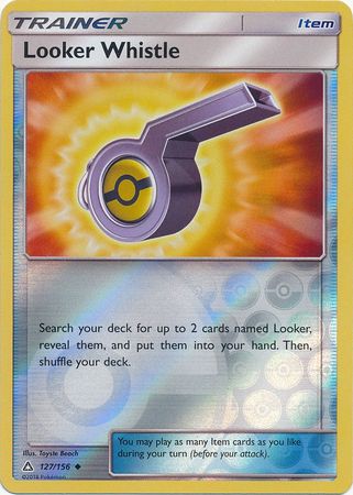 Looker Whistle 127 156 Uncommon Reverse Holo Sun Moon Ultra Prism Reverse Holo Singles Looker Whistle 127 156 Uncommon Reverse Holo Sun Moon Ultra Prism Reverse Holo Singles