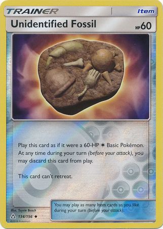 Unidentified Fossil 134 156 Uncommon Reverse Holo Sun Moon Ultra Prism Reverse Holo Singles Unidentified Fossil 134 156 Uncommon Reverse Holo Sun Moon Ultra Prism Reverse Holo Singles