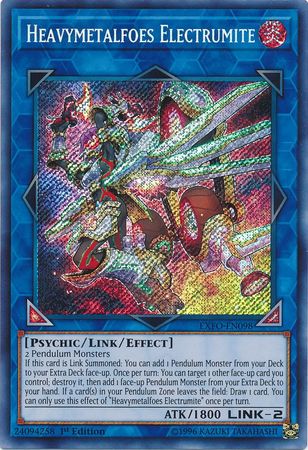 Yugioh Heavymetalfoes Electrumite MP18-EN229 1st Ed Secret Rare