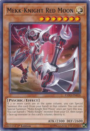 Mekk Knight Red Moon EXFO EN018 Rare 1st Edition Mekk Knight Red Moon EXFO EN018 Rare 1st Edition