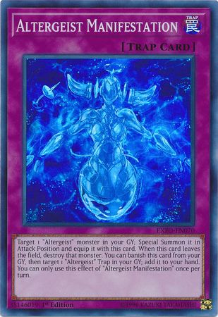 Altergeist Manifestation EXFO EN070 Super Rare 1st Edition Extreme Force EXFO 1st Edition Singles Altergeist Manifestation EXFO EN070 Super Rare 1st Edition Extreme Force EXFO 1st Edition Singles