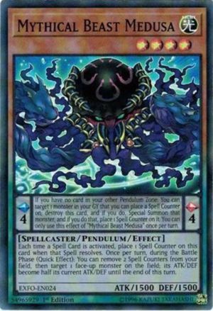 3 x Mythical Beast Medusa  SR08-EN009 Common 1st Ed  YUGIOH Cards 