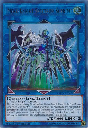 Yugioh Mythical Bestiary Ultra Rare EXFO 1st Edition Near Mint