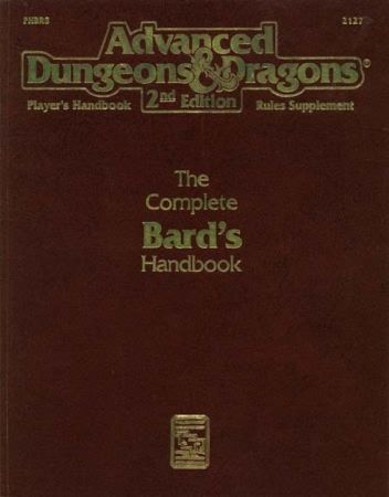 PHBR8 Complete Bard s Handbook softcover supplement AD D 2nd Edition RPG TSR2127 Dungeons Dragons PHBR8 Complete Bard s Handbook softcover supplement AD D 2nd Edition RPG TSR2127 Dungeons Dragons