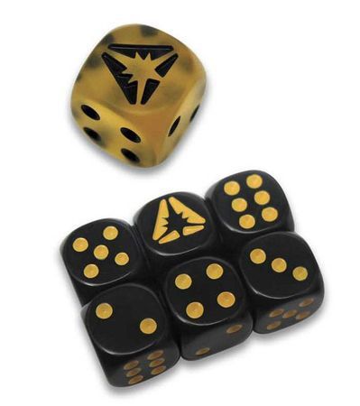 Sun Moon Ultra Prism Solgaleo Prism Dice Set of 6 Dice with Bonus Die Yellow Sun Moon Ultra Prism Solgaleo Prism Dice Set of 6 Dice with Bonus Die Yellow