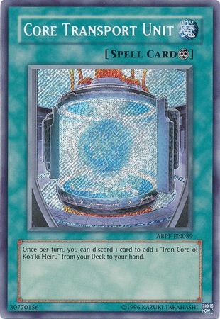 Core Transport Unit ABPF EN089 Secret Rare Unlimited Core Transport Unit ABPF EN089 Secret Rare Unlimited