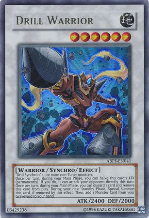 Drill Warrior ABPF EN041 Ultra Rare Unlimited Drill Warrior ABPF EN041 Ultra Rare Unlimited