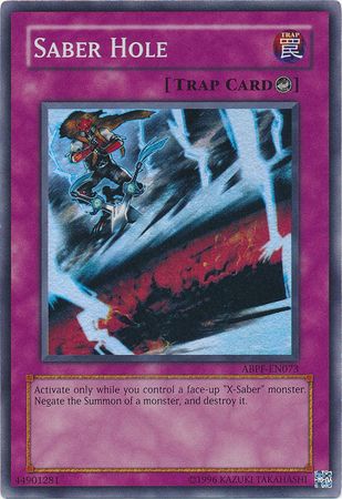 Saber Hole ABPF EN073 Super Rare Unlimited Saber Hole ABPF EN073 Super Rare Unlimited