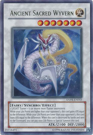 Ancient Sacred Wyvern ANPR EN043 Ultra Rare Unlimited Ancient Sacred Wyvern ANPR EN043 Ultra Rare Unlimited