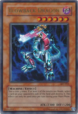 Blowback Dragon AST 022 Ultra Rare Unlimited Blowback Dragon AST 022 Ultra Rare Unlimited