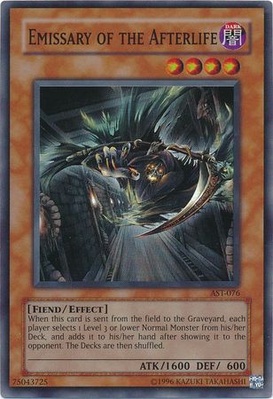 Emissary of the Afterlife AST 076 Super Rare Unlimited Ancient Sanctuary AST Unlimited Singles Emissary of the Afterlife AST 076 Super Rare Unlimited Ancient Sanctuary AST Unlimited Singles