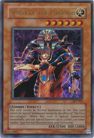 Spirit of the Pharaoh AST 062 Ultra Rare Unlimited Spirit of the Pharaoh AST 062 Ultra Rare Unlimited