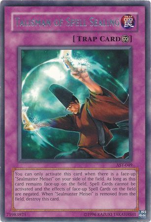 Talisman of Spell Sealing AST 049 Rare Unlimited Talisman of Spell Sealing AST 049 Rare Unlimited