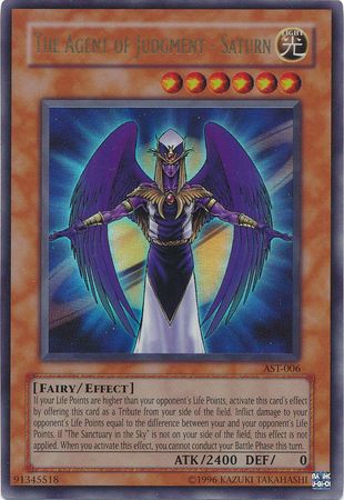 The Agent of Judgment Saturn AST 006 Ultra Rare Unlimited The Agent of Judgment Saturn AST 006 Ultra Rare Unlimited