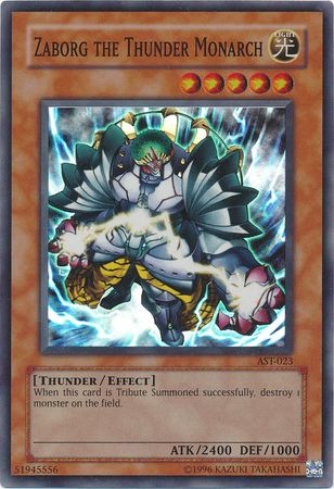 Zaborg the Thunder Monarch - AST-023 - Super Rare Unlimited