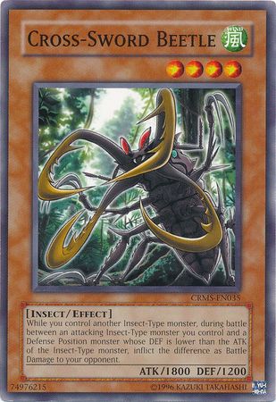 Cross Sword Beetle CRMS EN035 Common Unlimited Crimson Crisis CRMS Unlimited Singles Cross Sword Beetle CRMS EN035 Common Unlimited Crimson Crisis CRMS Unlimited Singles