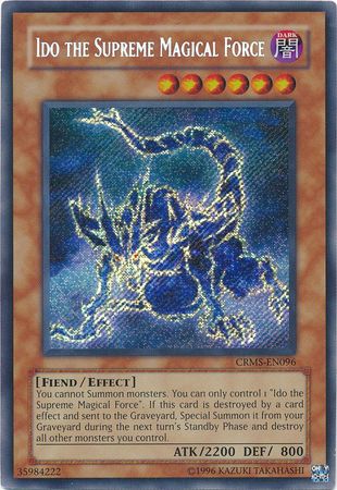 Ido the Supreme Magical Force CRMS EN096 Secret Rare Unlimited Ido the Supreme Magical Force CRMS EN096 Secret Rare Unlimited
