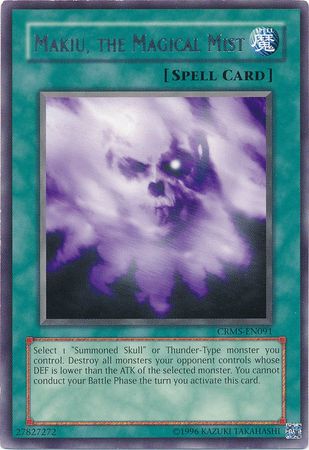 Makiu the Magical Mist CRMS EN091 Rare Unlimited Makiu the Magical Mist CRMS EN091 Rare Unlimited