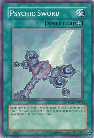 Psychic Sword CRMS EN054 Common Unlimited Crimson Crisis CRMS Unlimited Singles Psychic Sword CRMS EN054 Common Unlimited Crimson Crisis CRMS Unlimited Singles