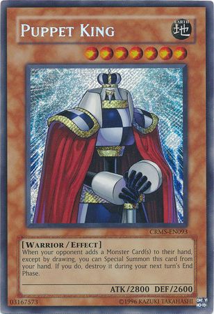 Puppet King CRMS EN093 Secret Rare Unlimited Crimson Crisis CRMS Unlimited Singles Puppet King CRMS EN093 Secret Rare Unlimited Crimson Crisis CRMS Unlimited Singles