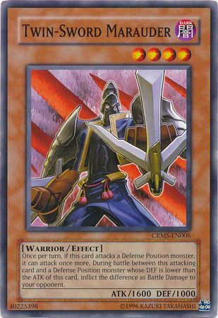 Twin Sword Marauder CRMS EN006 Common Unlimited Crimson Crisis CRMS Unlimited Singles Twin Sword Marauder CRMS EN006 Common Unlimited Crimson Crisis CRMS Unlimited Singles