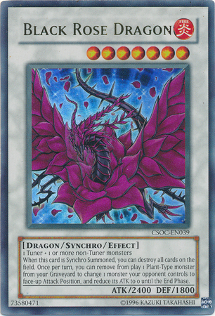 DUSA-EN077 Black Rose Dragon Ultra Rare 1st Edition Mint YuGiOh Card
