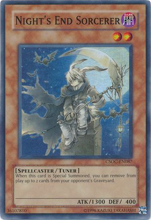 Night s End Sorcerer CSOC EN087 Super Rare Unlimited Night s End Sorcerer CSOC EN087 Super Rare Unlimited