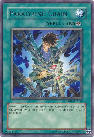 Paralyzing Chain CSOC EN054 Rare Unlimited Crossroads of Chaos CSOC Unlimited Singles Paralyzing Chain CSOC EN054 Rare Unlimited Crossroads of Chaos CSOC Unlimited Singles
