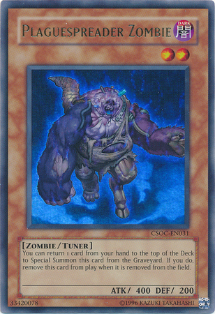 Plaguespreader Zombie CSOC EN031 Ultra Rare Unlimited Crossroads of Chaos CSOC Unlimited Singles Plaguespreader Zombie CSOC EN031 Ultra Rare Unlimited Crossroads of Chaos CSOC Unlimited Singles