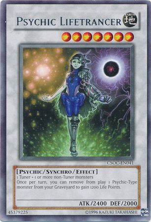 Psychic Lifetrancer CSOC EN041 Rare Unlimited Psychic Lifetrancer CSOC EN041 Rare Unlimited