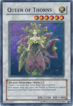 Queen of Thorns CSOC EN042 Super Rare Unlimited Queen of Thorns CSOC EN042 Super Rare Unlimited
